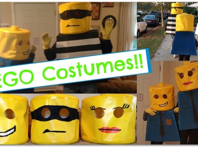 LEGO Costumes DIY - Halloween 2015