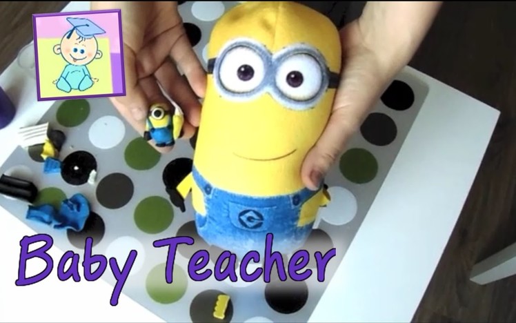 Minion out of polymer clay  | From Baby Teacher
