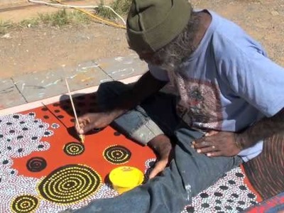 Aboriginal Art William Sandy Emu Dreaming 0791