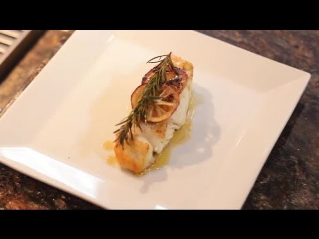 Baked Halibut Using Olive Oil, Rosemary & Garlic : Divine Dishes