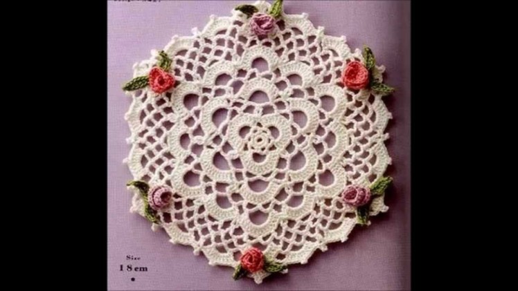Crochet tablecloth - Ganchillo mantel - croche centrinho - uncinetto