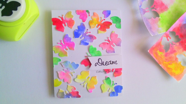 DIY - Easy Card Making for Beginners and Kids - Water Color Butterflies