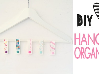 ♥ DIY Hanger Wardrobe Organizer - Closet Organization | quick & easy | how to | tutorial