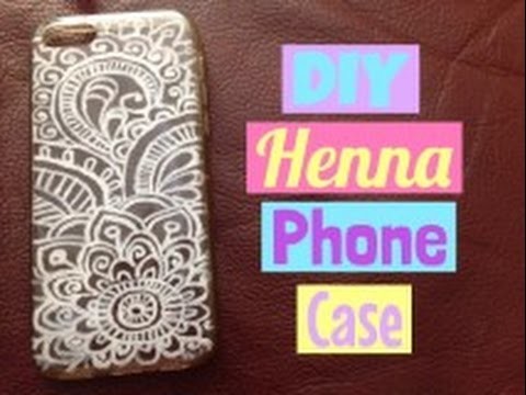 DIY Henna Phone Case