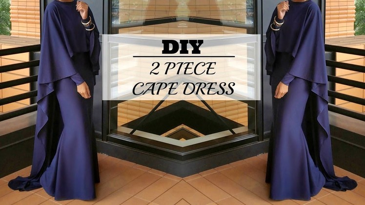 DIY | How to Make a Cape Maxi Dress