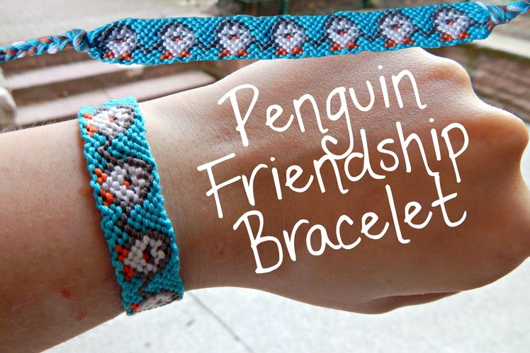 DIY Penguin Friendship Bracelet ¦ The Corner of Craft