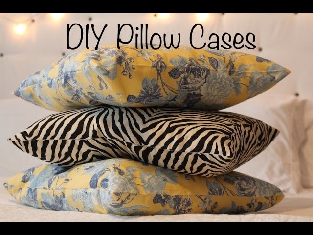 DIY Pillow Cases | Sewing Project for beginners