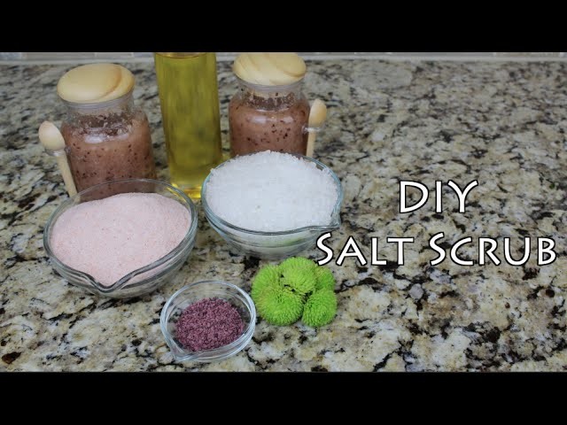 DIY Salt Scrub | Bath and Body Series | MariaAntoinetteTV