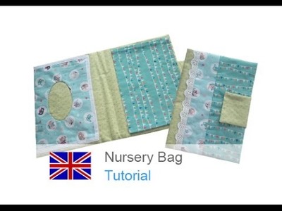 DIY sewing tutorial how to sew a beautiful diaper bag, nursing bag style LULU