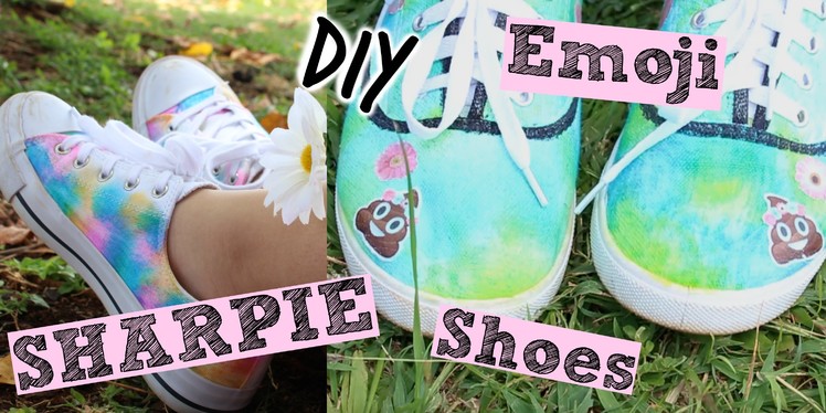 DIY Sharpie & Emoji shoes