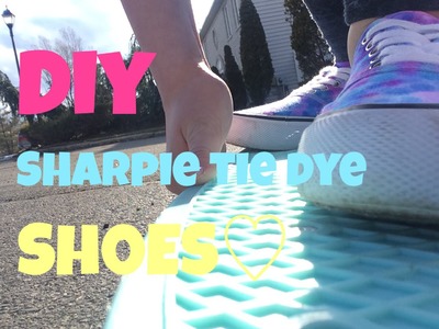 Diy Sharpie Tie Dye shoes