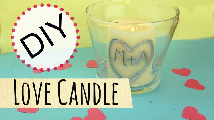 DIY Valentine's Day Candle (Cheap & Easy DIY) | Michele Baratta