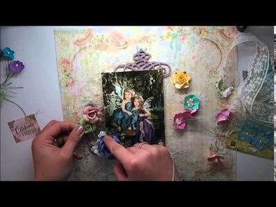 Easy Flowery page TUTORIAL for My Creative Scrapbook 'Darling'