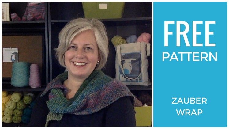 Easy Free Knitting Pattern: Zauber Wrap
