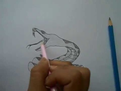 How to draw a snake easy step by step drawing for kids and beginners