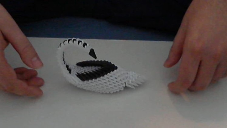 HOW TO MAKE 3D ORIGAMI  SWAN (MODEL5)
