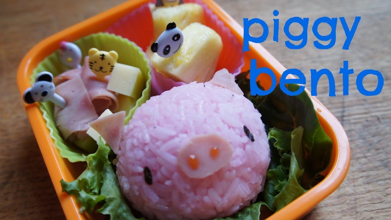 How to Make an Easy Pig Bento