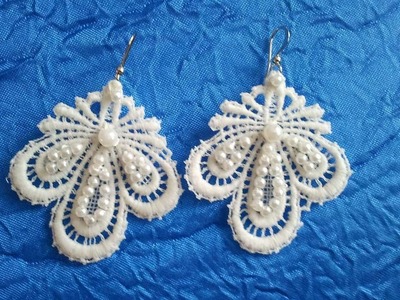 How To Make Lace Hanging Earrings - DIY Style Tutorial - Guidecentral