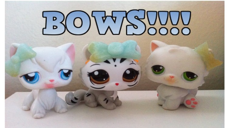 How to make LPS bows!! (Polymer Clay)