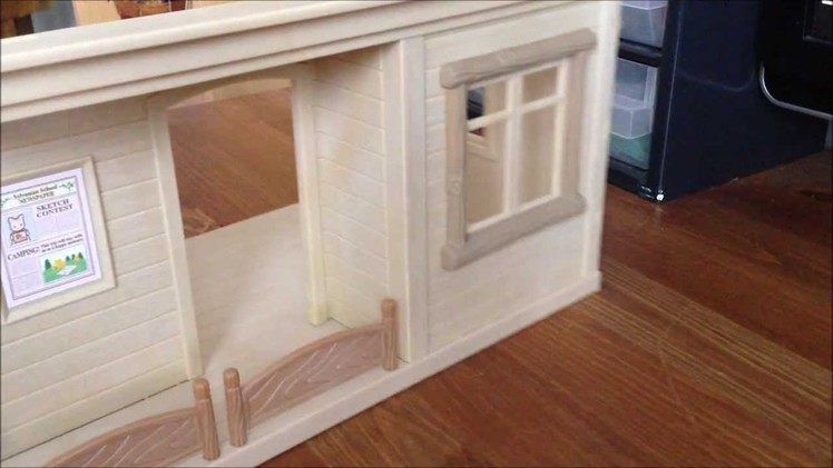 ~How to wallpaper a Sylvanian Families dollhouse~