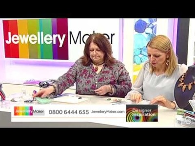 JewelleryMaker Designer Inspiration LIVE 07.01.14 - [Learn how to make Polymer Clay Pendants]
