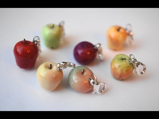Miniature Apples Tutorial, Polymer Clay Tutorial