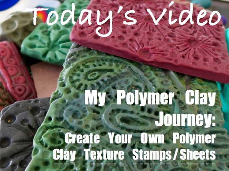 My Polymer Clay Journey: Make Your Own Original Polymer Clay Texture Plate