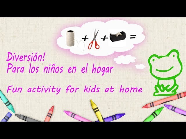 Actividades para niños.Fun activity for kids at home