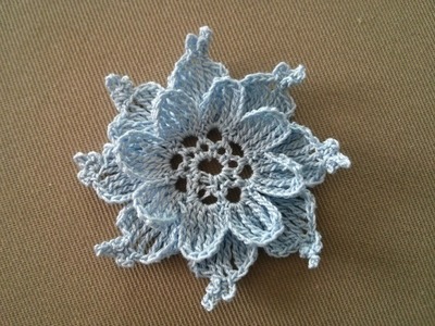 Crocheted flower No 3