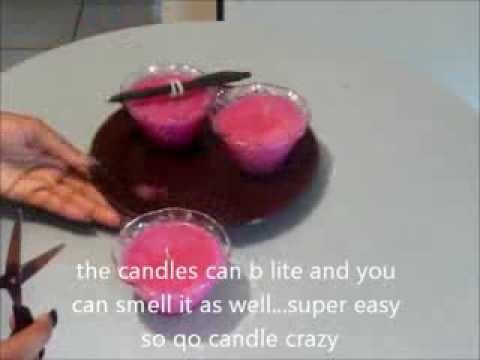 D.I.Y. Candles w Crisco