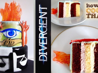 Divergent Cake HOW TO COOK THAT Ann Reardon Divergent Insurgent Movie Book Cake