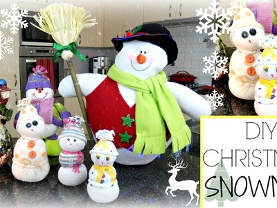 ❄ DIY | Christmas Sock Snowman ❄ - Bellafloresa