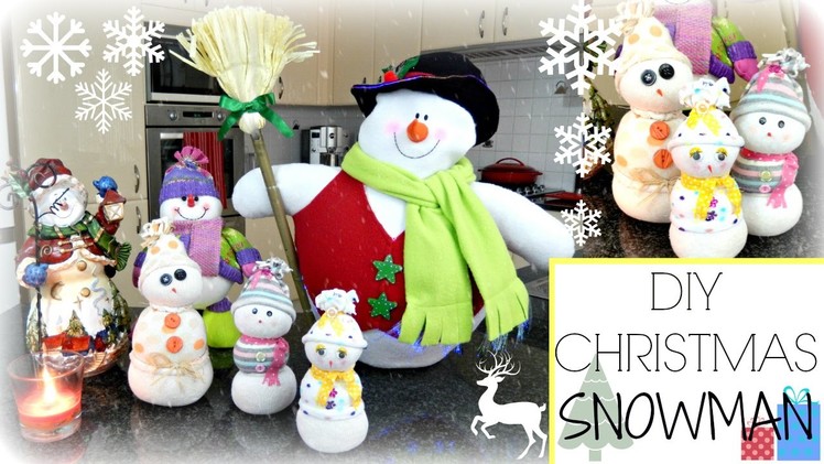 ❄ DIY | Christmas Sock Snowman ❄ - Bellafloresa