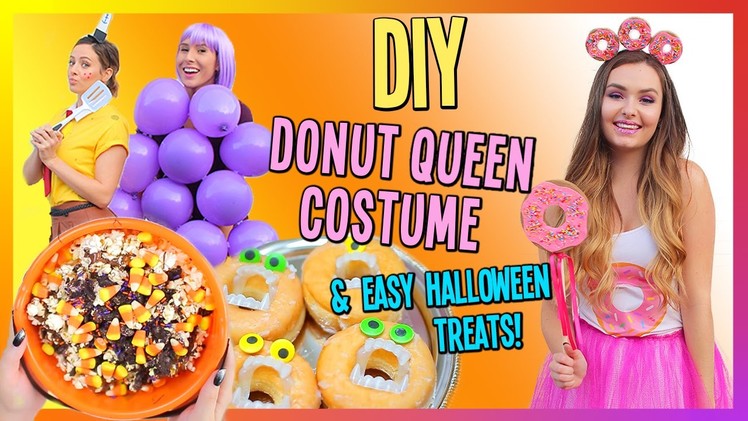 DIY Donut Queen Costume & Easy Halloween Treats!