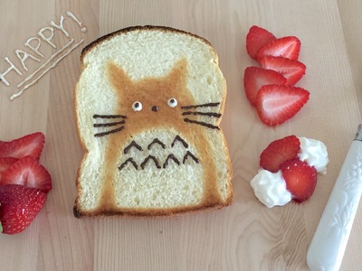 DIY Kawaii Toast Totoro - Cutest Toast Ever