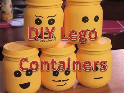 DIY Lego Containers, Decoration, or Party Favors