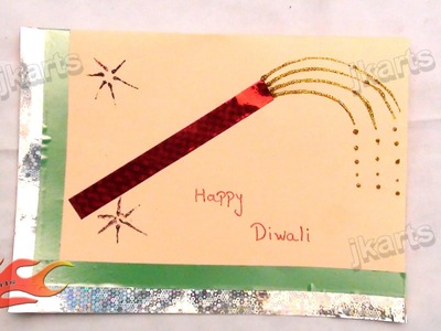 DIY Simple Diwali Greeting Card (School Project for Kids) - JK Arts 161