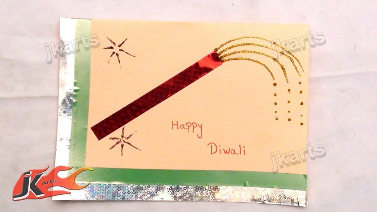 DIY Simple Diwali Greeting Card (School Project for Kids) - JK Arts 161