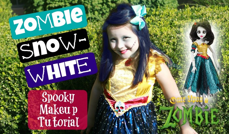 DIY Snow White Zombie Makeup Tutorial and Costume First LOOK!   Once Upon A Zombie New Looks  Daisys