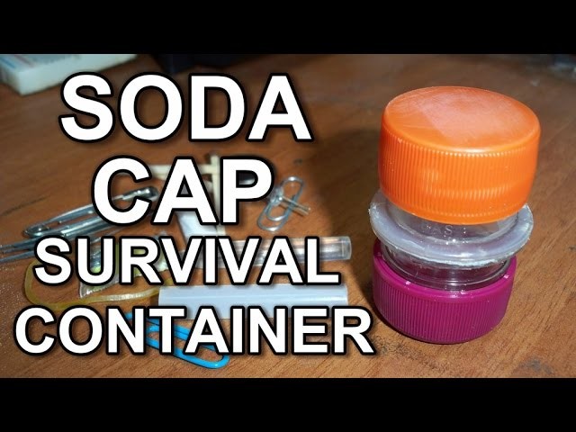 DIY - Soda Cap Survival Container