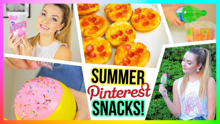 DIY Summer Treats and Snacks - Cheap and Fun!