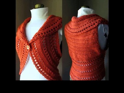 Easy crochet shrug for beginners