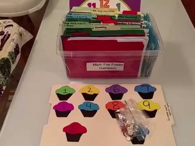 File Folder Games For Kindergarten( DIY)Hands-On Math!