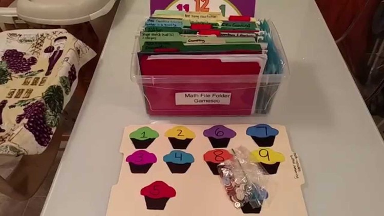 File Folder Games For Kindergarten( DIY)Hands-On Math!