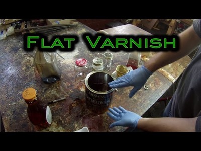 FLAT Varnish -- Easy DIY Finishing Tip