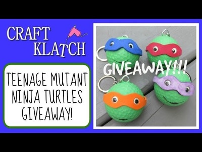 GIVEAWAY Teenage Mutant Ninja Turtle Golf balls!  Craft Klatch