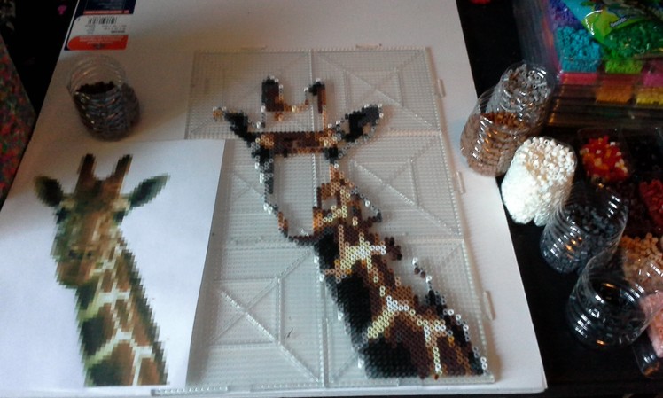 How I Made A Giraffe Perler Bead Project