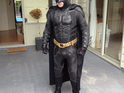 How to build homemade Dark Knight Bat suit armor from scratch - Wellington Batman