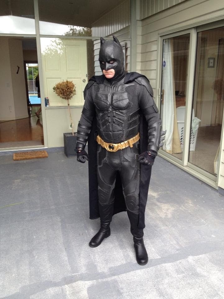 How to build homemade Dark Knight Bat suit armor from scratch - Wellington Batman