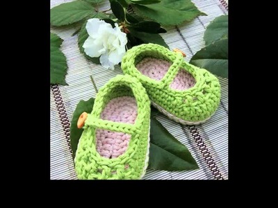 How to crochet baby sandals by sabrina